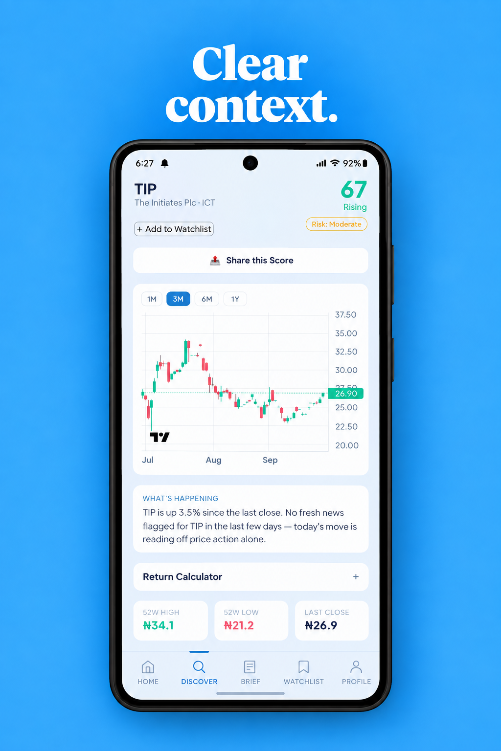 Cove stock